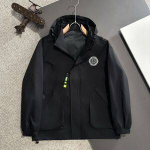 Dior new zipper hooded windbreaker jacket